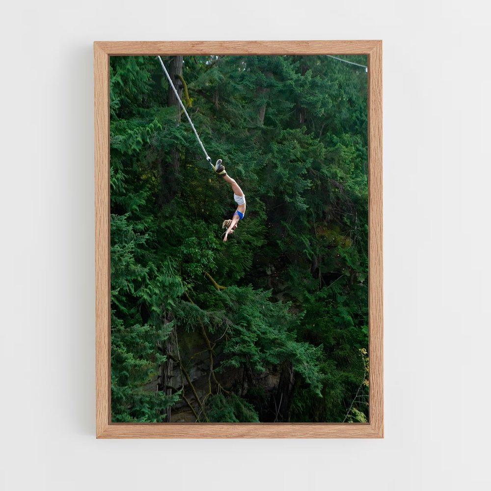 Poster Bungee de jumping – affiche Saut à l’élastique (vue 4)